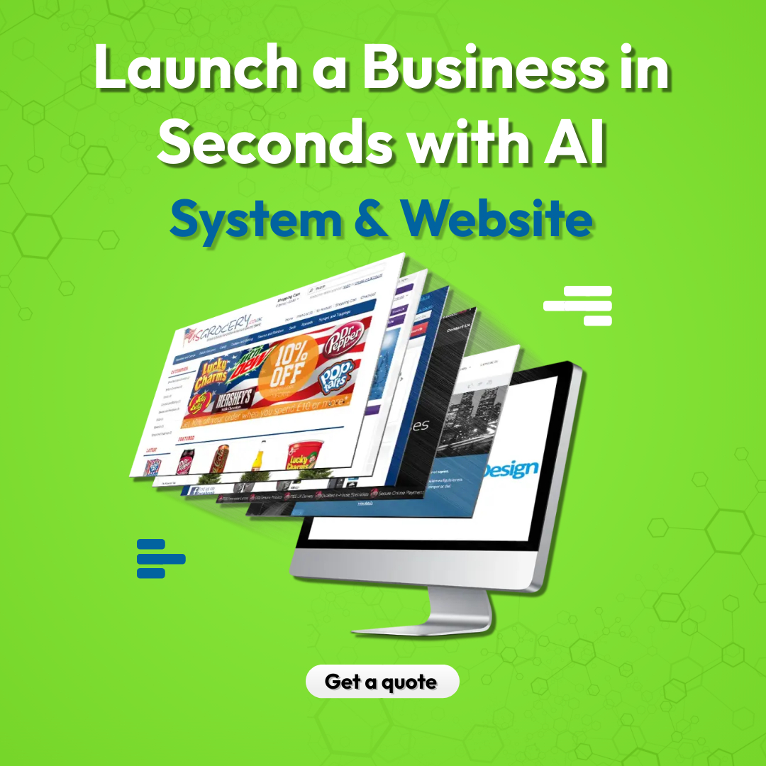 Launch a business in seconds with AI