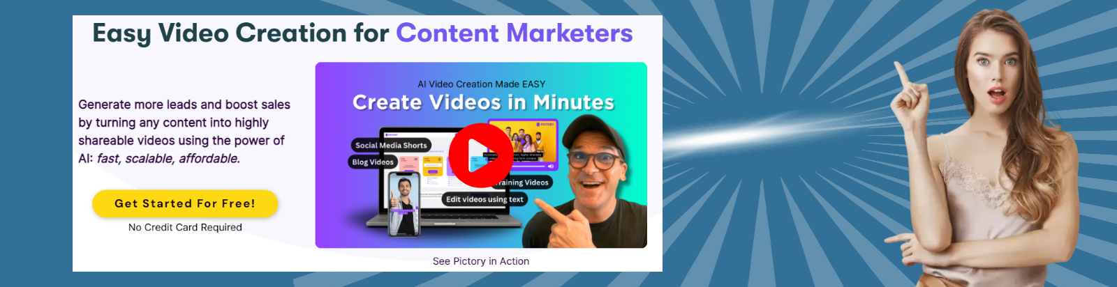 Easy Video Creation for Content Marketers